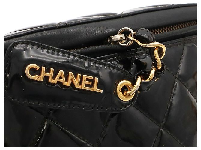 Marsupio Chanel in pelle nera - vista 6
