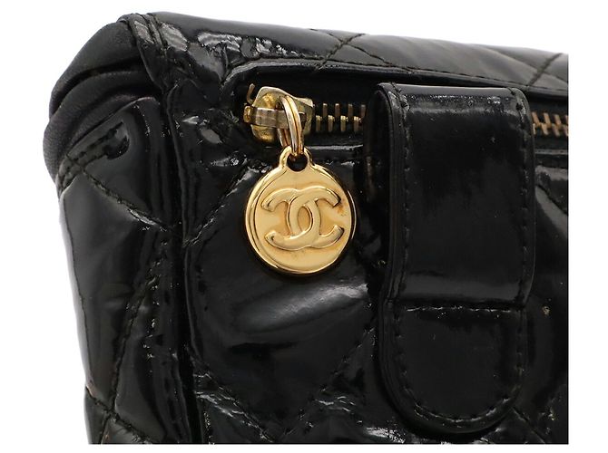 Marsupio Chanel in pelle nera - vista 7