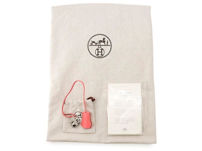 Hermès Borsa Hermes Birkin 35 Rose Lipstick in pelle Togo - vista 17