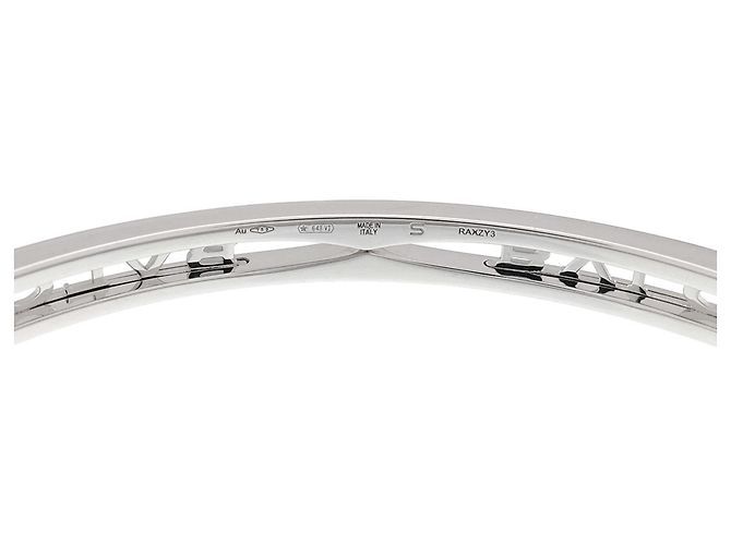 Bulgari Bracciale con charm Bvlgari B-ZERO1 in oro bianco 18K - vista 4