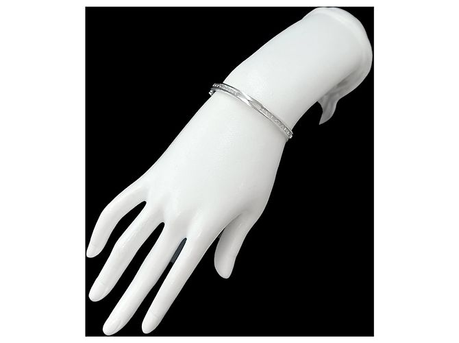 Bulgari Bracciale con charm Bvlgari B-ZERO1 in oro bianco 18K - vista 7
