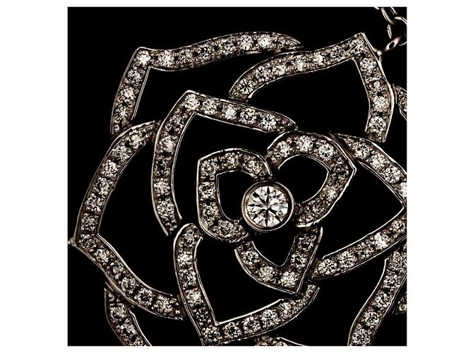 Collana Piaget Rose in diamanti e oro bianco - vista 7