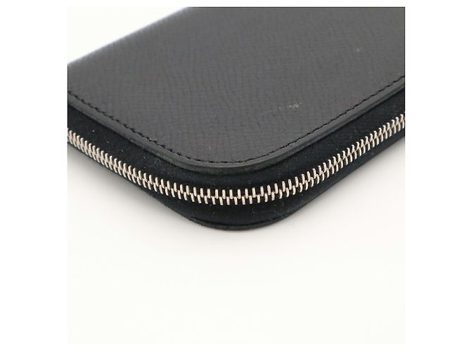 Hermès Monedero Hermes de piel Epsom negra - vista 4