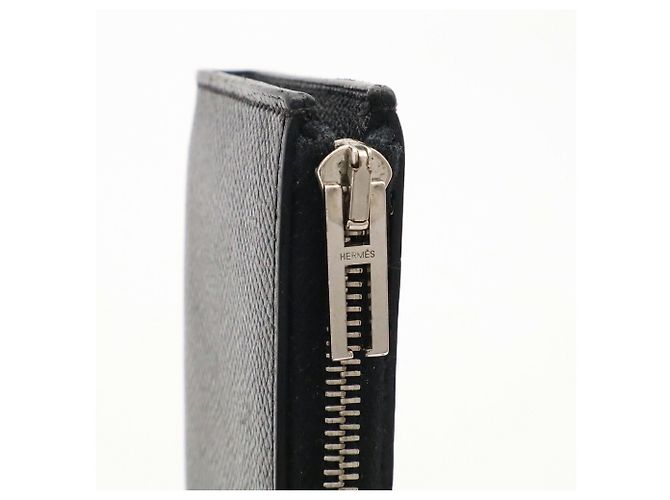 Hermès Monedero Hermes de piel Epsom negra - vista 5