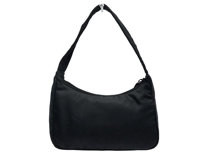 BORSA A MANO PRADA RE-EDITION 2000 1NE515RDH0 TELESCOPIO NYLON NERO MINI HOBO BAG - vista 2