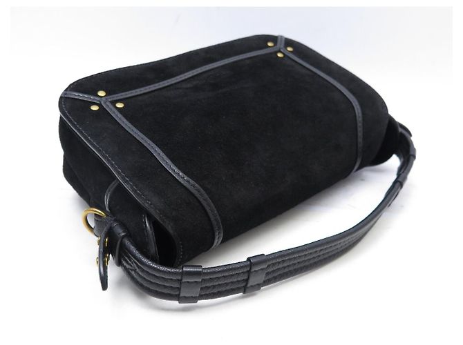 BORSA A MANO JEROME DREYFUSS PEPITO S 3664884108367 CAMELLO NERO TOTE HAND BAG - vista 6