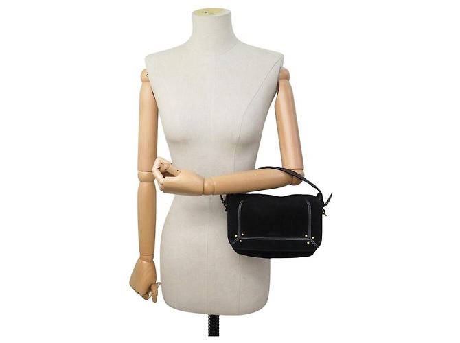 BORSA A MANO JEROME DREYFUSS PEPITO S 3664884108367 CAMELLO NERO TOTE HAND BAG - vista 7