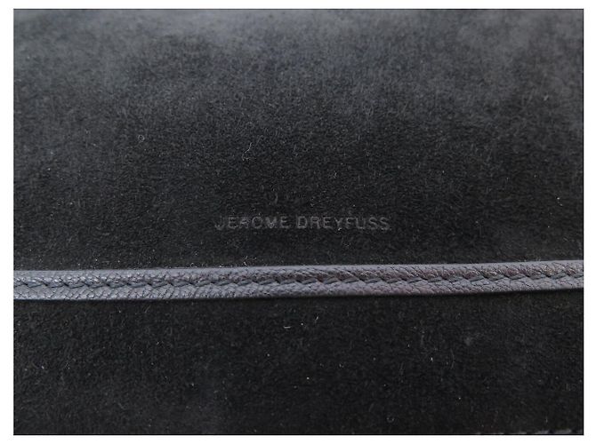 BORSA A MANO JEROME DREYFUSS PEPITO S 3664884108367 CAMELLO NERO TOTE HAND BAG - vista 8