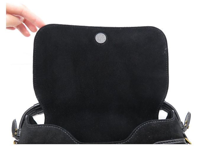 BORSA A MANO JEROME DREYFUSS PEPITO S 3664884108367 CAMELLO NERO TOTE HAND BAG - vista 9