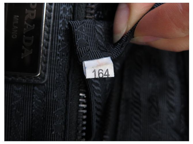 PRADA BLACK LEATHER AND RE-NYLON CANVAS BACKPACK - view 14