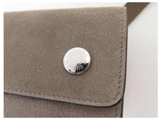 Hermès NUOVO HERMES NAPTOGO WALLET BAG H084976CKAD GRIZZLY EPSOM - vista 6