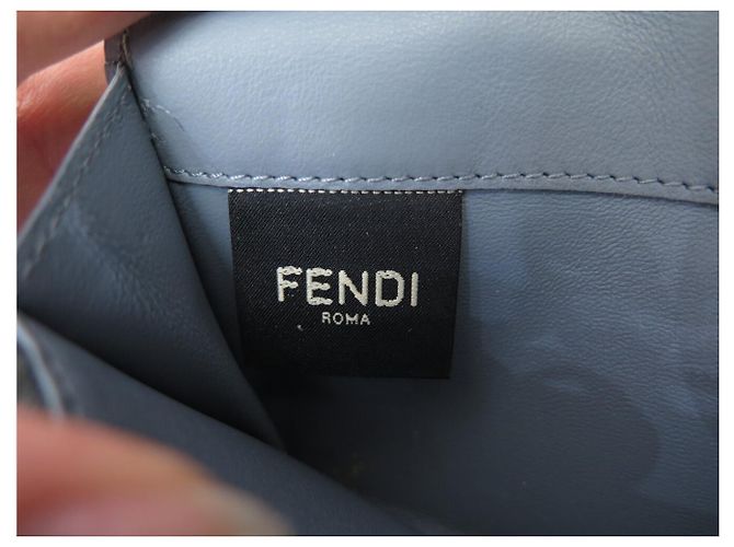 FENDI PEEKABOO 8M0437 CONTINENTAL LEDER GELDBÖRSE MÜNZBEUTEL - Ansicht 10