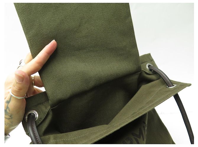 Hermès NEUE HERMES MALINE HANDTASCHE SCHULTERTASCHE ODER CROSSBODY BAG KAKI LEINEN - Ansicht 13