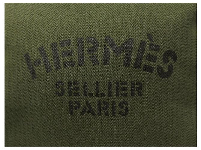 Hermès NEUE HERMES MALINE HANDTASCHE SCHULTERTASCHE ODER CROSSBODY BAG KAKI LEINEN - Ansicht 6