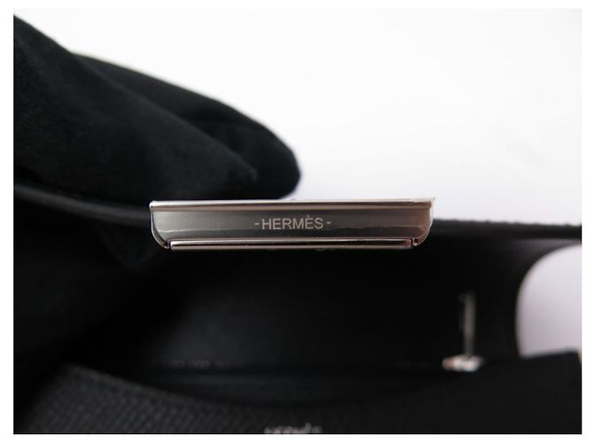 Hermès NEU HERMES SLIM CONSTANCE GELDBÖRSE EPSOM LEDER H082060CK SCHWARZ - Ansicht 14