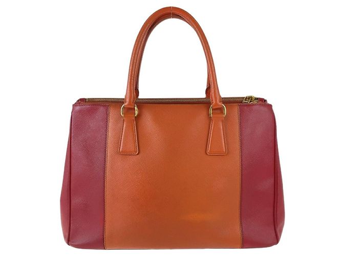 Saco Tote Prada em pele Saffiano - vista 2