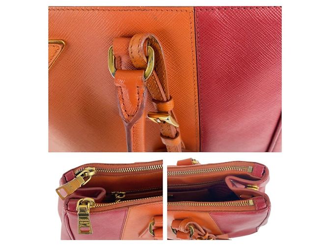 Saco Tote Prada em pele Saffiano - vista 6