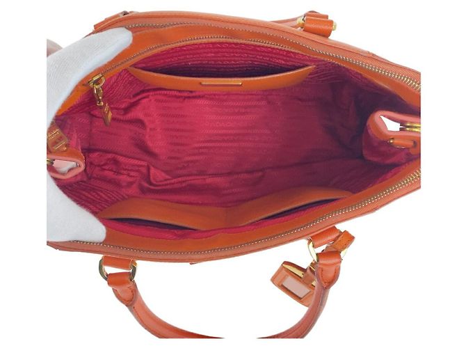 Saco Tote Prada em pele Saffiano - vista 9