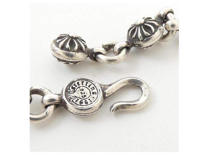 Chrome Hearts #1 CROSS/B W/HEART 925 Bracelet - vista 4