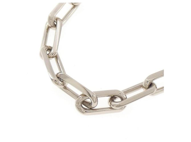 Collana Cartier Santos Dumont Oro Bianco 18K - vista 3