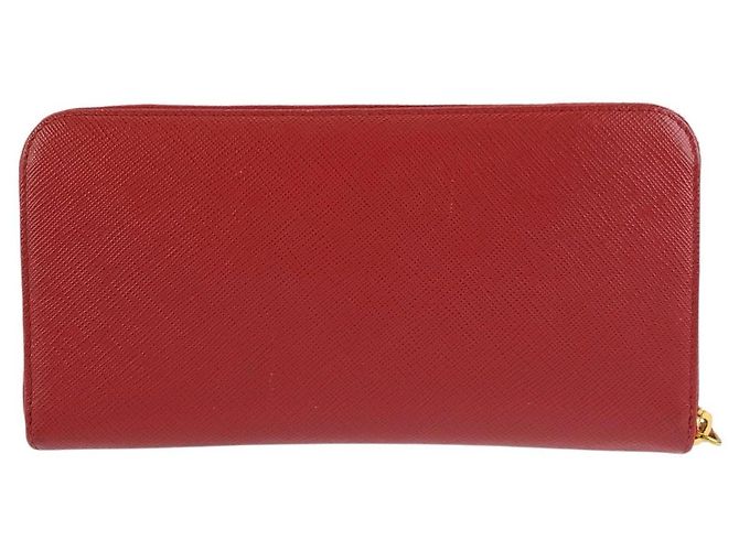 Prada Saffiano Leder-Langbeutel mit Band - Ansicht 2