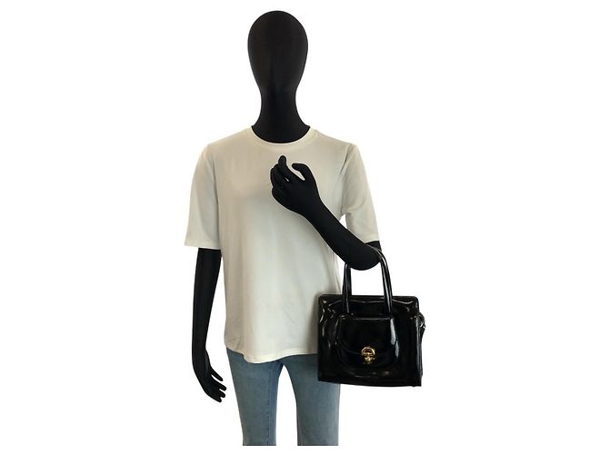 Céline Celine 2-Way-Tasche aus Lackleder - Ansicht 7