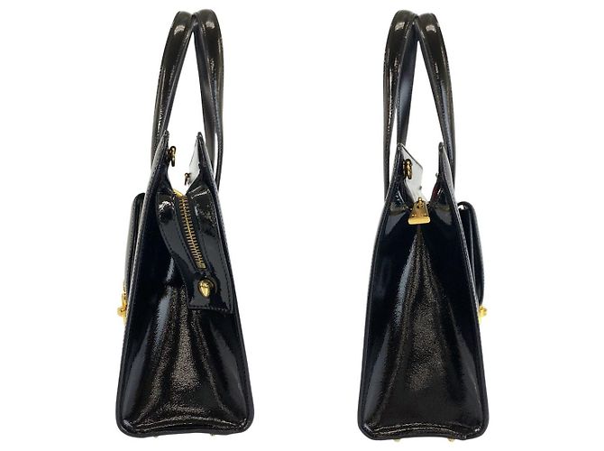 Céline Celine 2-Way-Tasche aus Lackleder - Ansicht 8