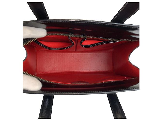 Céline Celine 2-Way-Tasche aus Lackleder - Ansicht 9