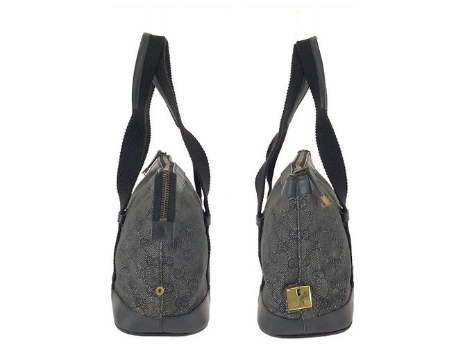 Borsa Tote Gucci in tela GG e pelle - vista 8