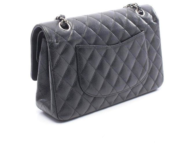 Borsa a spalla Chanel Matelasse Caviar Skin Double Flap - vista 2