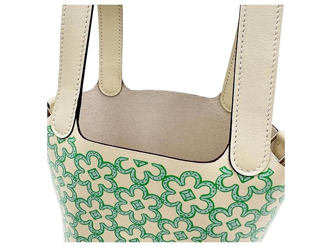 Hermès Sac à main HERMES Picotin Lock Micro en cuir VoSwift - vue 6