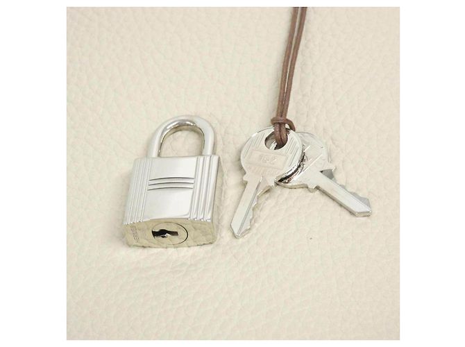 Hermès Sac Cabas Hermes Picotin Lock MM Clemence - vue 4