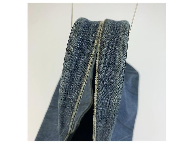 Bolso Tote Prada Canapa de denim - vista 7