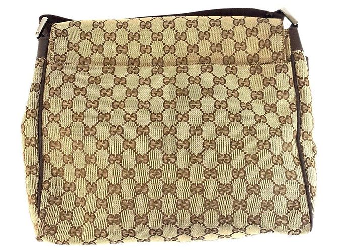 Borsa a tracolla Gucci GG Canvas Leather - vista 2