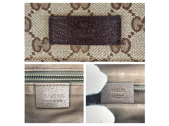Borsa a tracolla Gucci GG Canvas Leather - vista 4