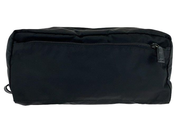 Pochette Prada en cuir Saffiano et Tessuto - vue 2