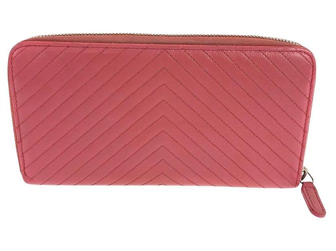 Cartera larga Chanel Coco Mark V Chevron Caviar - vista 2
