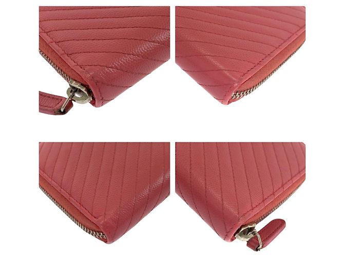 Cartera larga Chanel Coco Mark V Chevron Caviar - vista 3