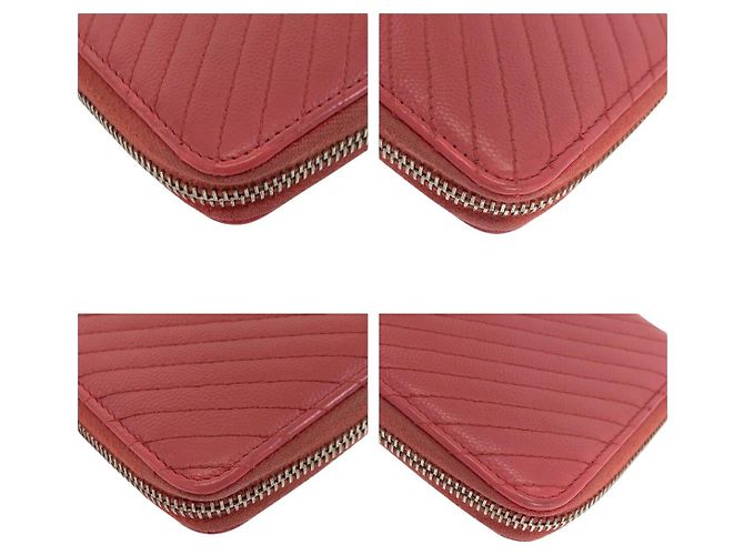 Cartera larga Chanel Coco Mark V Chevron Caviar - vista 4