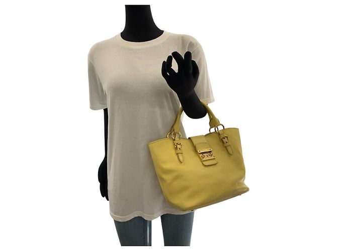 Borsa 2way Miu Miu in pelle Madras - vista 7