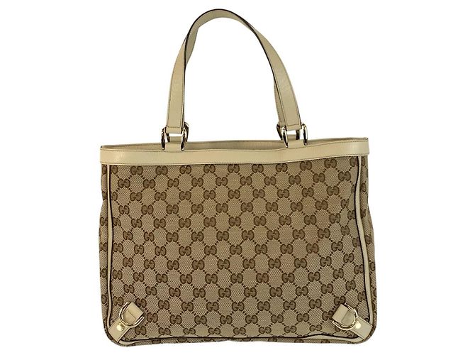 Gucci GG Canvas Leder-Tote Bag - Ansicht 2