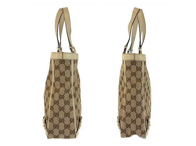 Gucci GG Canvas Leder-Tote Bag - Ansicht 7