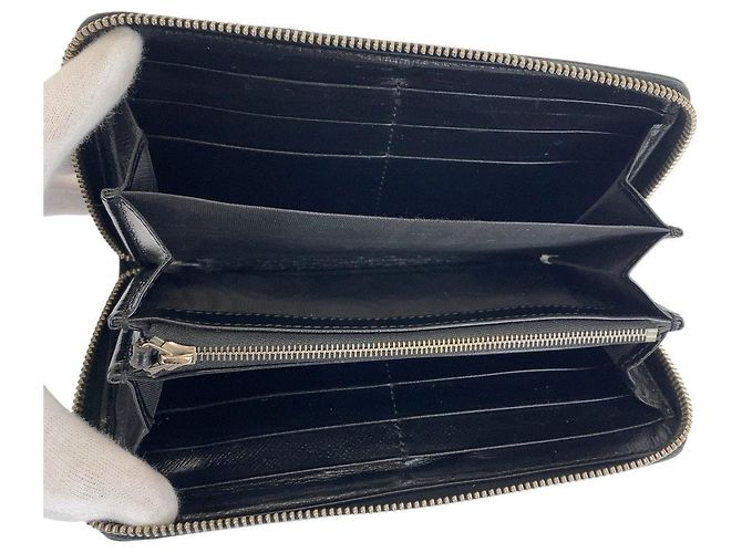 Gucci Interlocking GG Supreme Canvas Leather Long Wallet - Ansicht 5