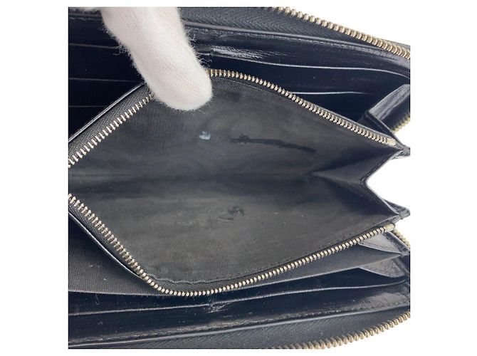 Gucci Interlocking GG Supreme Canvas Leather Long Wallet - Ansicht 7