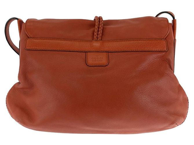 Borsa a tracolla Gucci in pelle Bamboo - vista 2