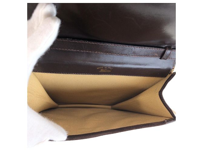 Borsa a tracolla Gucci Sherry Line in pelle scamosciata - vista 9