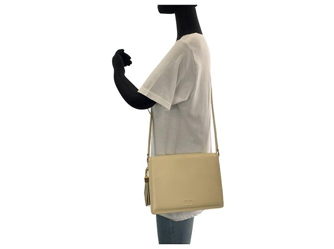 Borsa a tracolla in pelle con nappe Valentino Garavani - vista 7