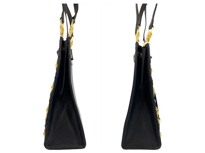 Borsa a tracolla in pelle Versace Medusa - vista 8