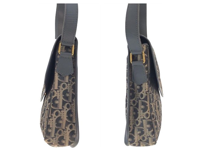 Borsa a tracolla Christian Dior Trotter Canvas - vista 6