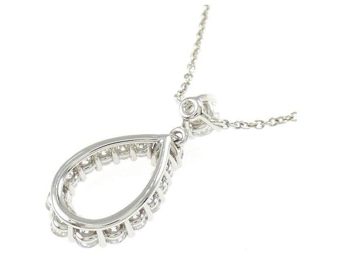 Collana Harry Winston Loop Extra Large in platino e diamanti - vista 4